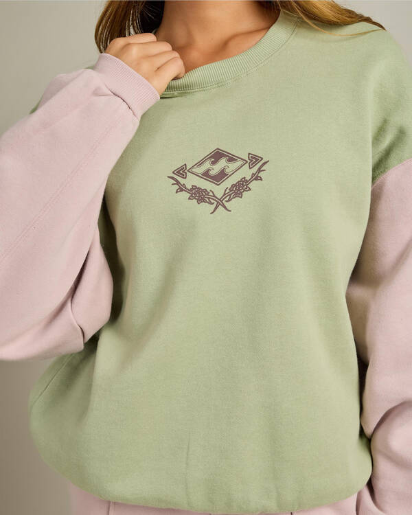 Billabong The Original Vibes Kendall Crewneck Sweatshirt for Womens