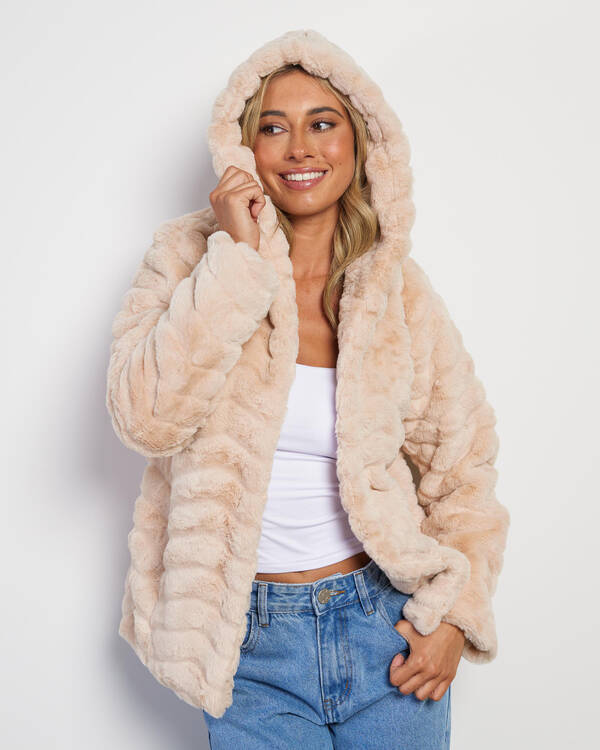 Mooloola Moulin Faux Fur Jacket for Womens