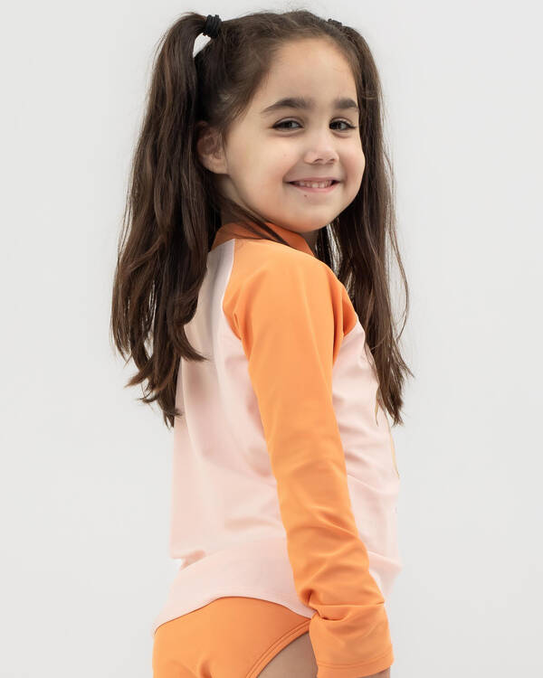 Rip Curl Toddlers' LA Tropica Long Sleeve UV Rash Vest Set for Womens