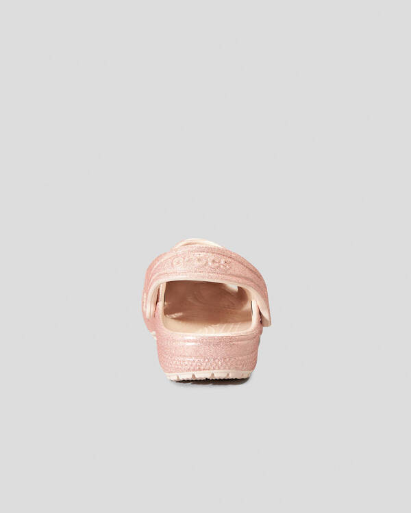 Crocs Toddlers' Glitter Clog Sandals for Unisex