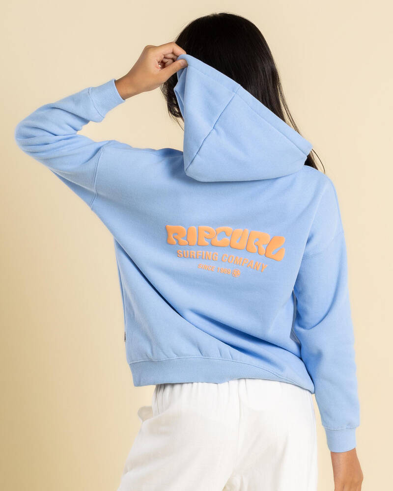 Rip Curl Girls' Surf Puff Heritage Hoodie for Womens