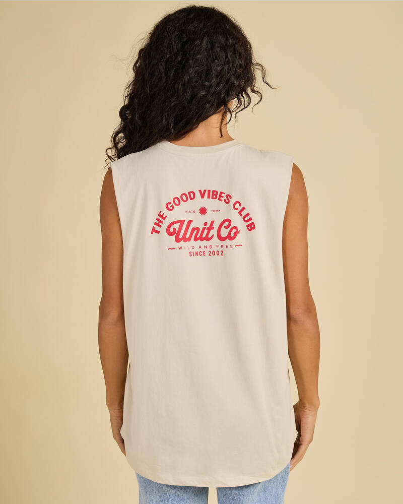 Unit Good Vibes Regular Fit Tank Top for Womens