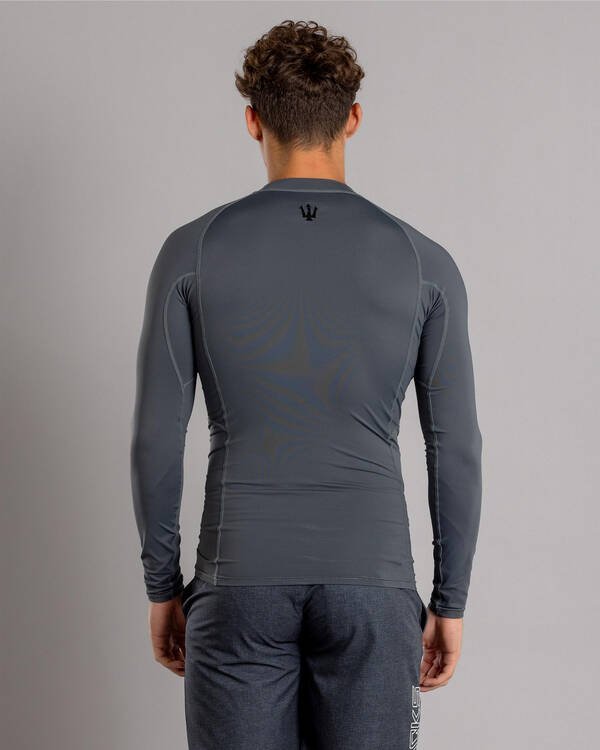 Far King Relaxed Fit Long Sleeve Rash Vest for Mens