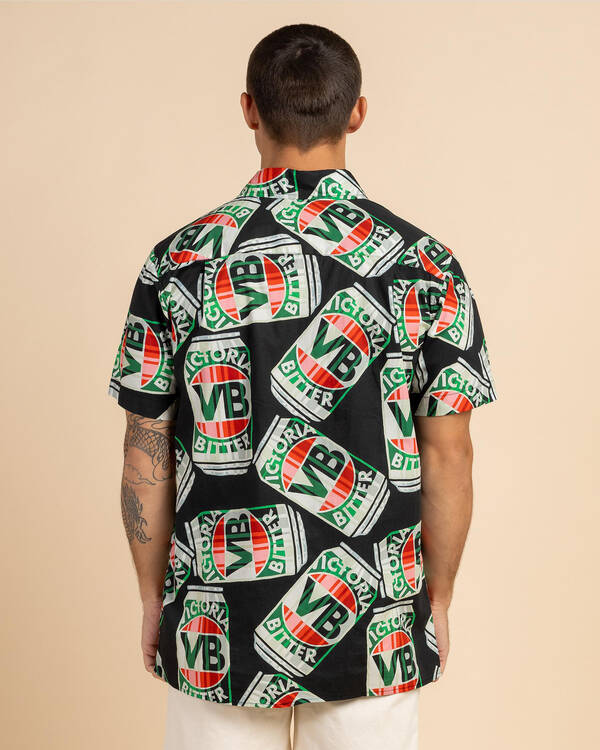 Victoria Bitter Can 2 Short Sleeve Shirt for Mens