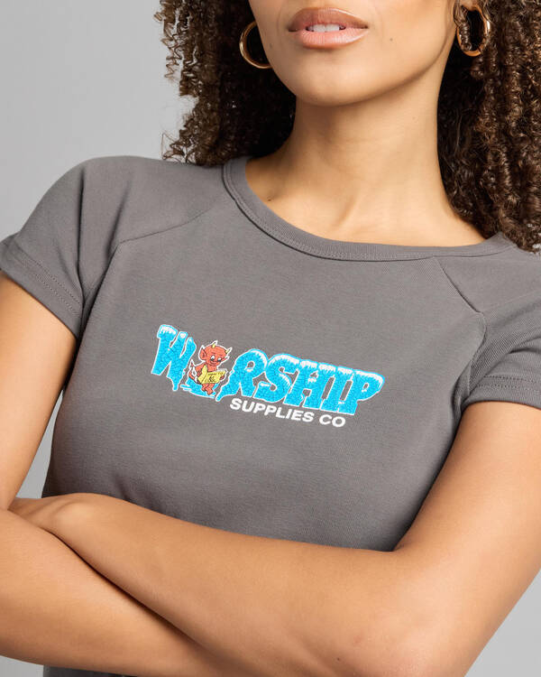 Worship Supplies Be Cool Y2K Raglan T-Shirt for Womens