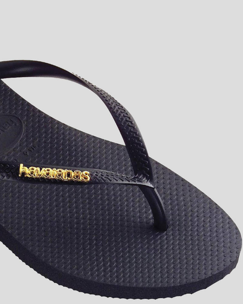Havaianas Slim Metal Thongs for Womens