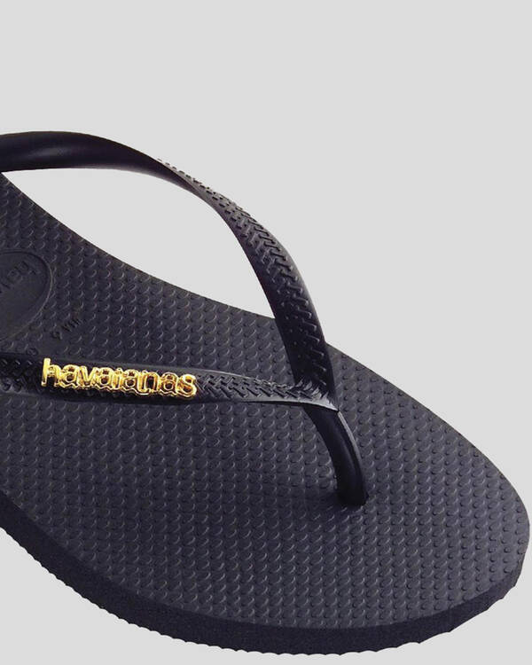 Havaianas Slim Metal Thongs for Womens