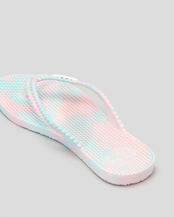 Billabong Girls' Kicks Marble Thongs for Womens