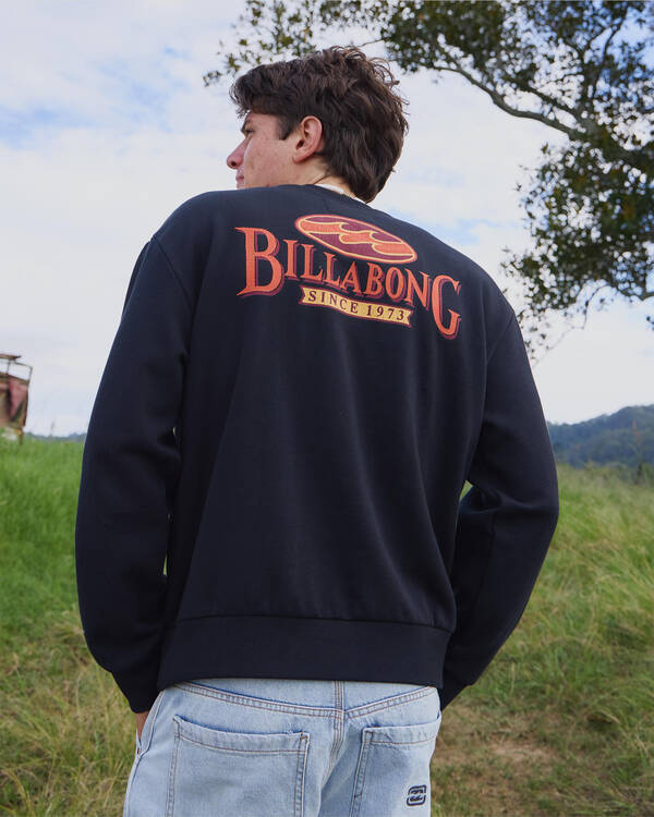Billabong Bong Years Crew Sweatshirt for Mens