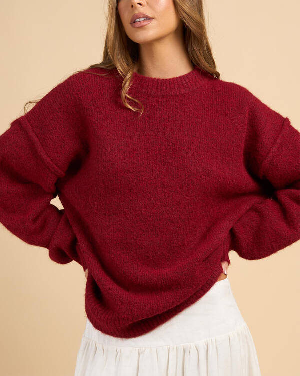 Mooloola Lush Crew Neck Knit Jumper for Womens