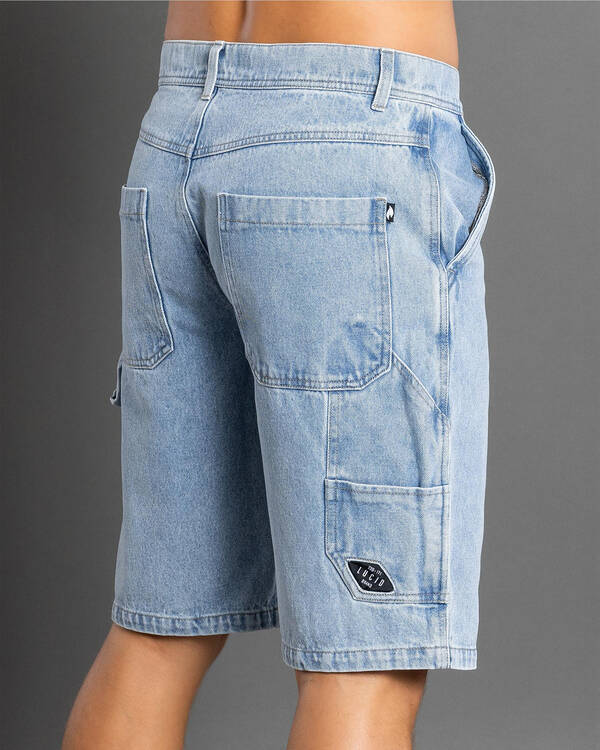 Lucid Institute Denim Walk Shorts for Mens