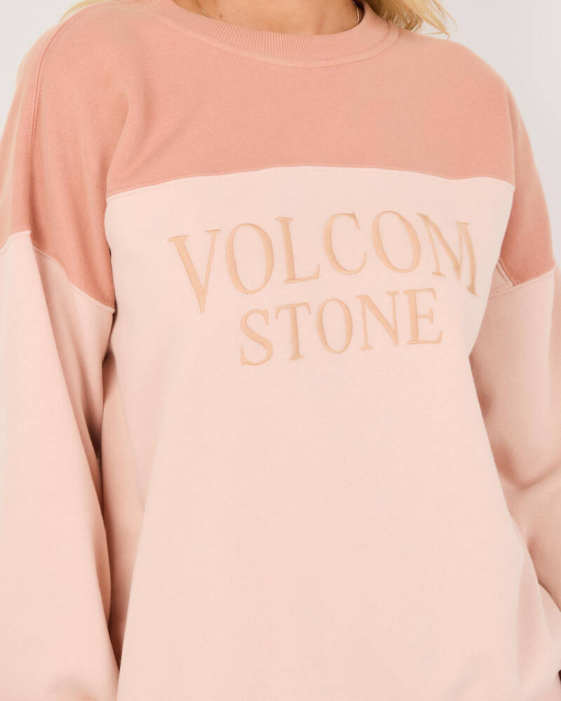 Volcom Stone Blocked Crewneck Sweatshirt for Womens