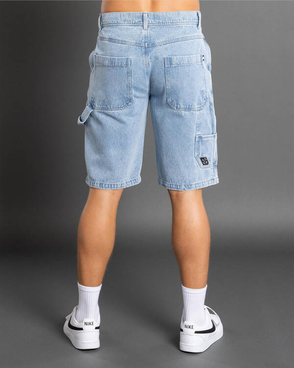 Lucid Institute Denim Walk Shorts for Mens