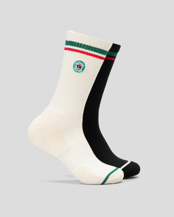 VB Logo Sneaker Socks 2 Pack