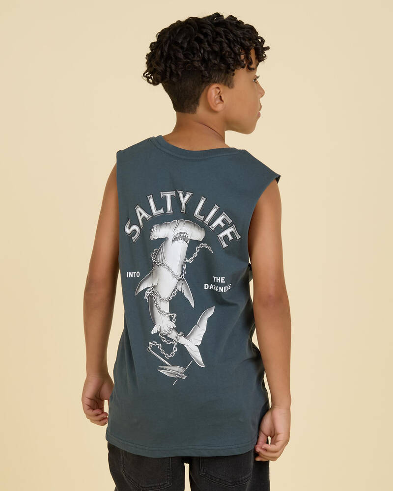 Salty Life Boys' Breach Muscle Tank for Mens