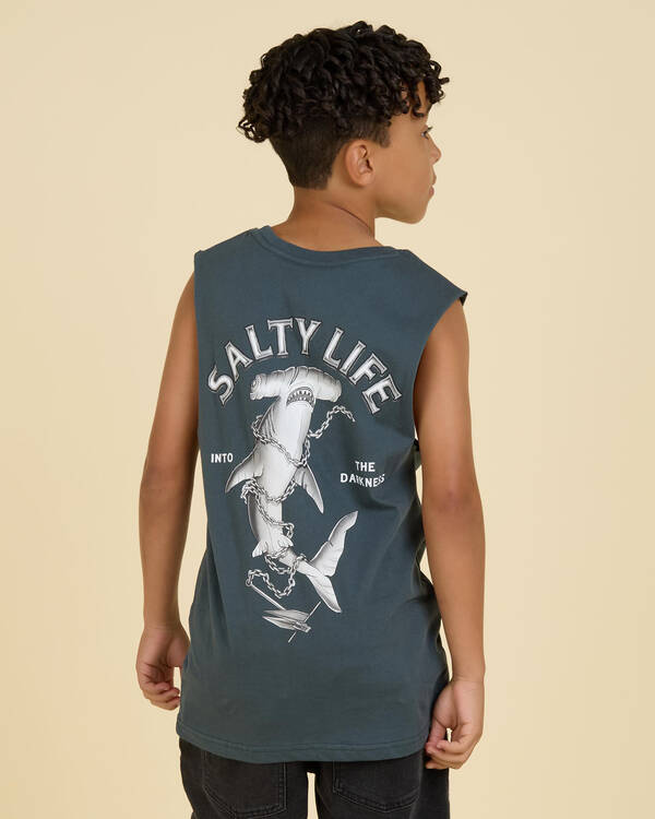 Salty Life Boys' Breach Muscle Tank for Mens