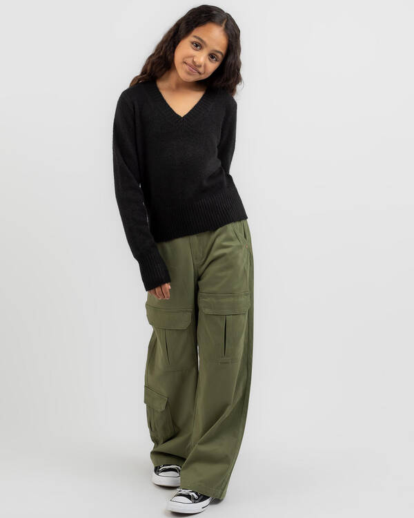 Mooloola Girls' PhD V Neck Knit Jumper for Womens