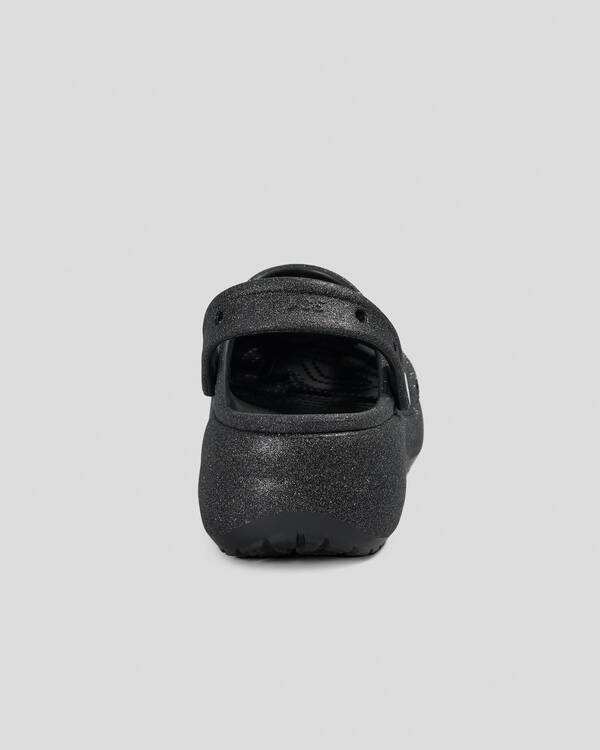 Crocs Platform Glitter Clogs for Unisex