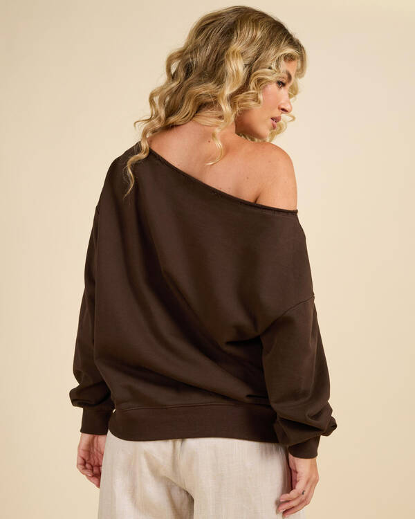 Malibu Life Eden Off Shoulder Long Sleeve for Womens