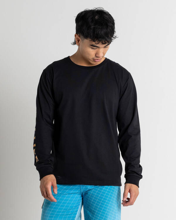 Salty Life Crushin Tinnies Long Sleeve Wetshirt for Mens