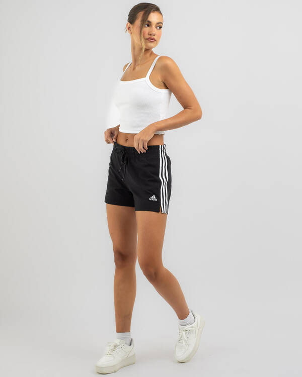adidas Essentials 3 Stripe Shorts for Womens