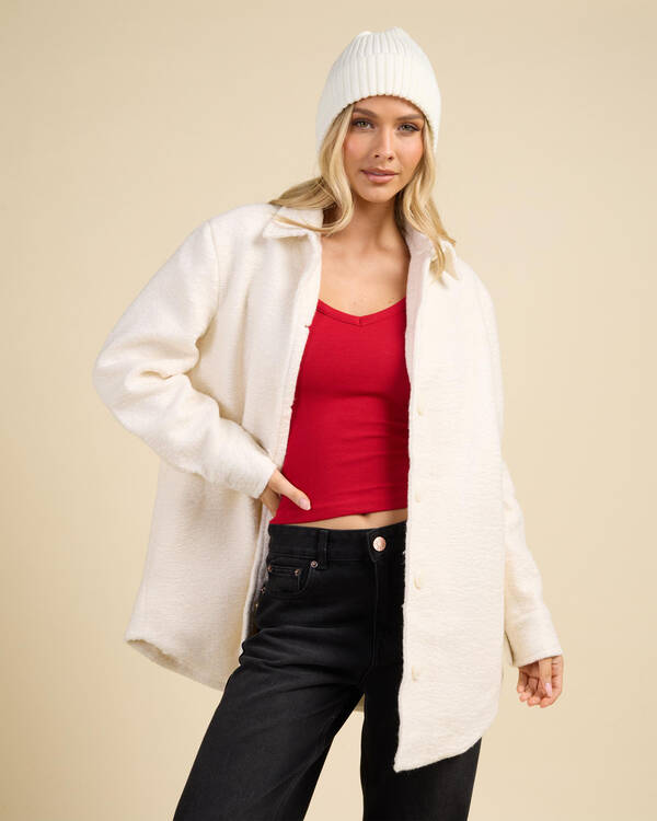 Ava And Ever Sedona Soft Boucle Shacket for Womens