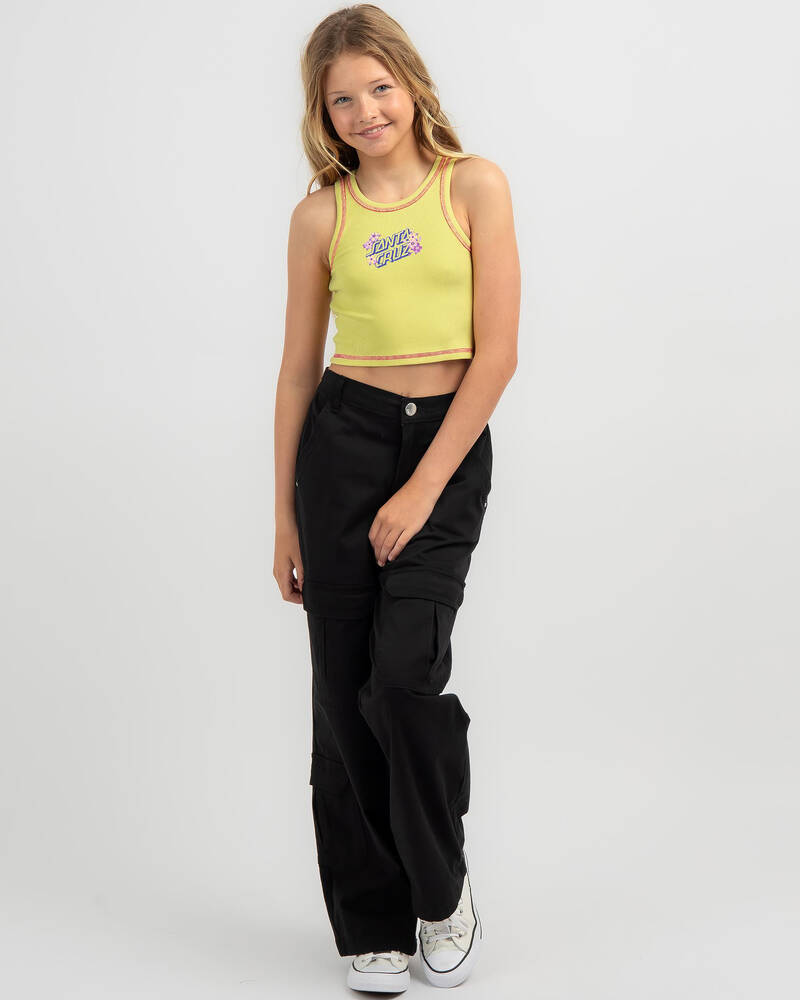 Santa Cruz Girls' Blooming Stack Tank Top for Womens
