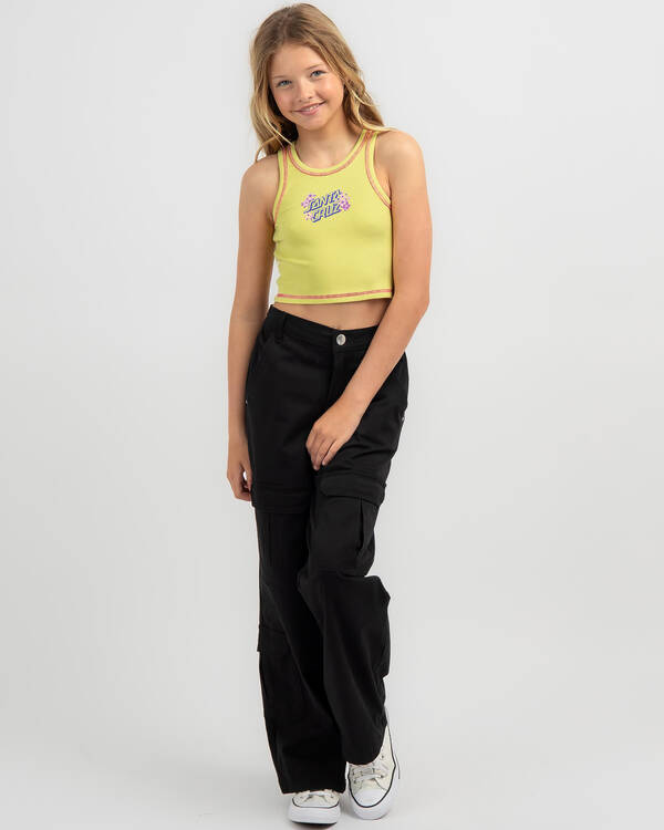 Santa Cruz Girls' Blooming Stack Tank Top for Womens