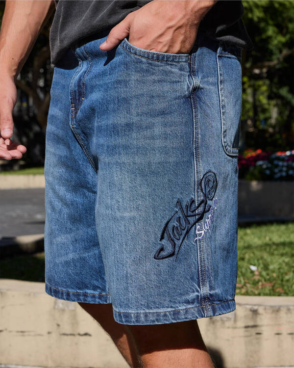 Jacks Magnify Denim Shorts for Mens
