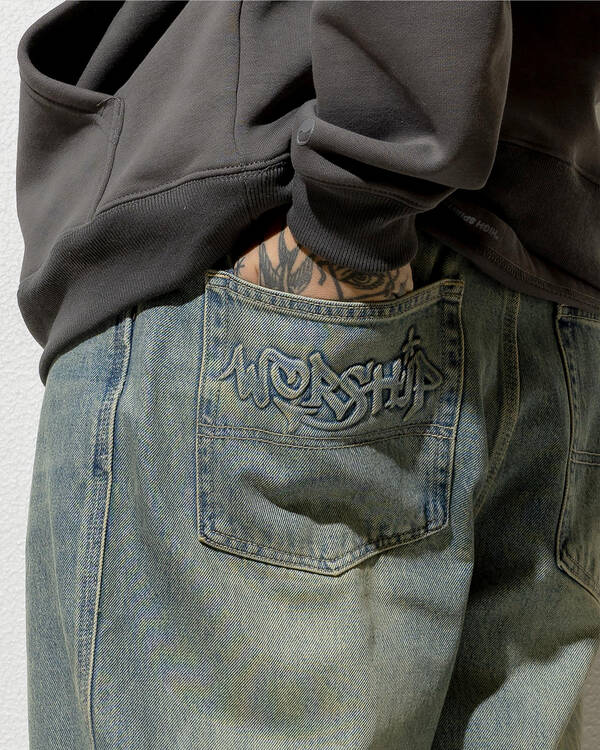 Worship Supplies Throws Big Lounger Jeans for Mens