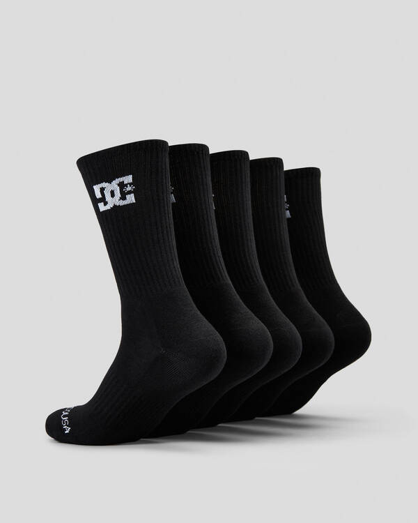 DC Shoes DC Crew Socks 5 Pack for Mens