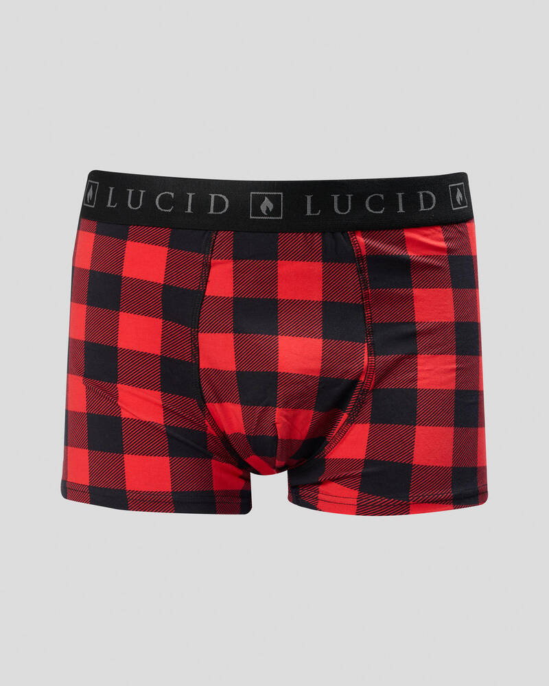 Lucid Logger Fitted Boxer Shorts for Mens