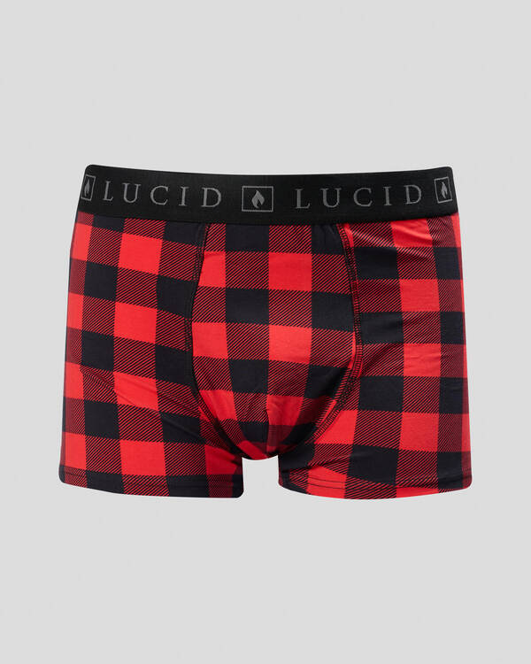 Lucid Logger Fitted Boxer Shorts for Mens