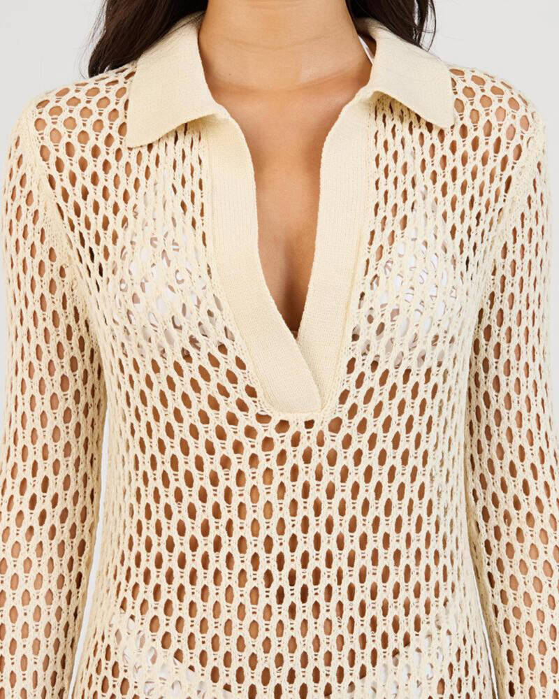 Topanga Tullum Crochet Cover Up for Womens