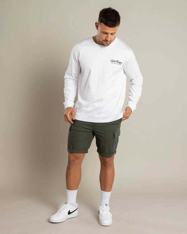 Lucid Shroud Elastic Waist Shorts for Mens