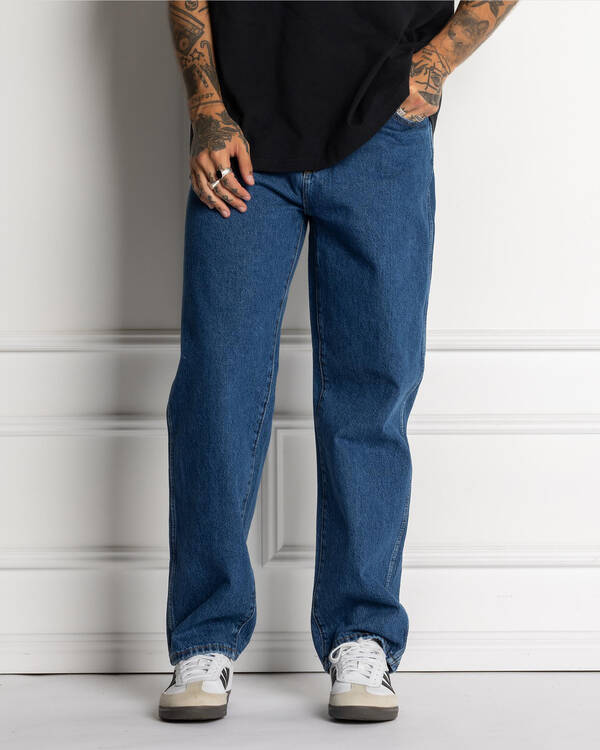 Wrangler Slacker Relaxed Straight Jeans for Mens