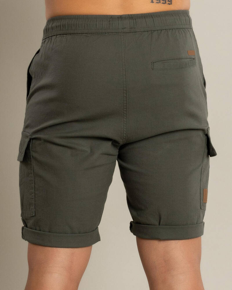 Lucid Shroud Elastic Waist Shorts for Mens