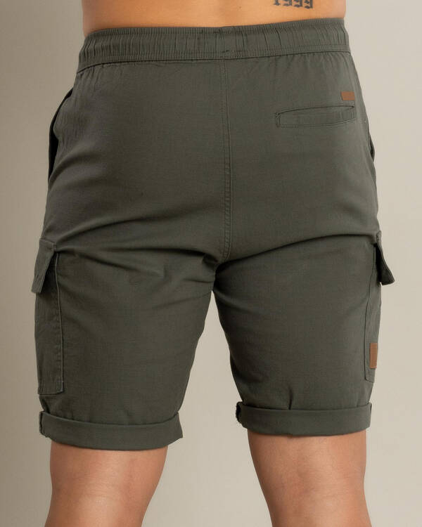 Lucid Shroud Elastic Waist Shorts for Mens