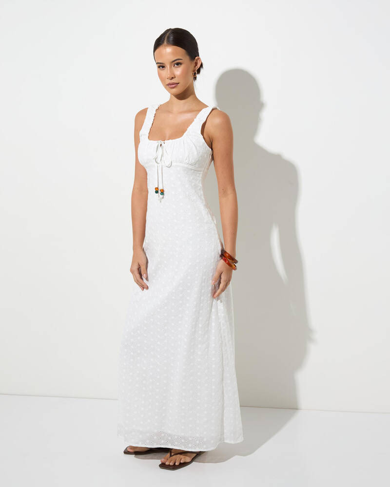 Rhythm Gigi Gathered Maxi Dress for Womens