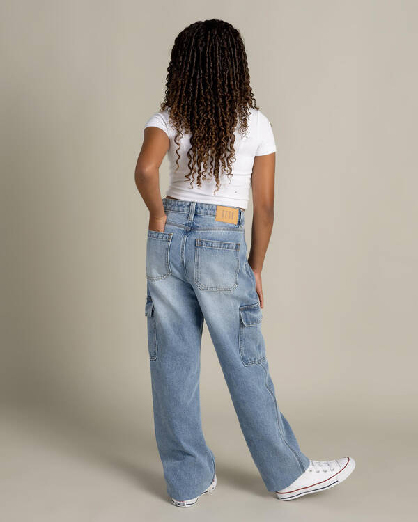 DESU Girls' Elkie Cargo Jeans for Womens