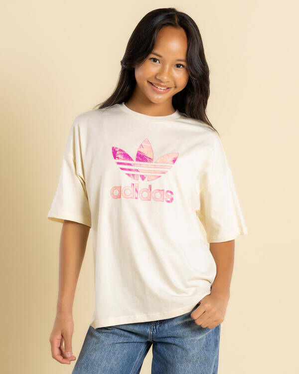 adidas Girls' Trefoil T-Shirt for Womens