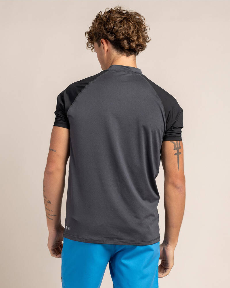 Rip Curl Shock Short Sleeve Rash Vest for Mens