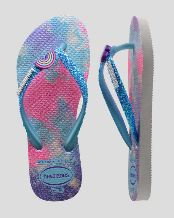 Havaianas Kids' Slim Glitter Thongs for Womens