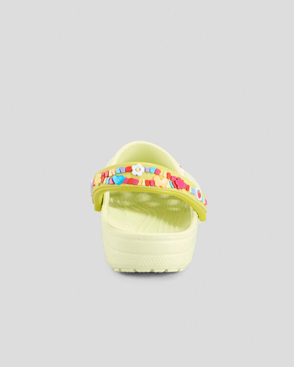Crocs Kids' Classic Friendship Bracelet Clogs for Unisex
