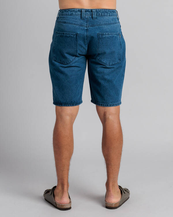 Jacks Rudimental Denim Shorts for Mens