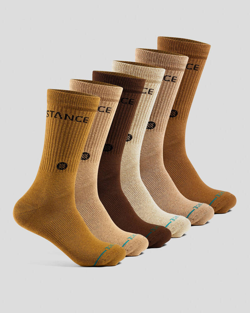 Stance Origin Crew Socks 6 Pack for Mens