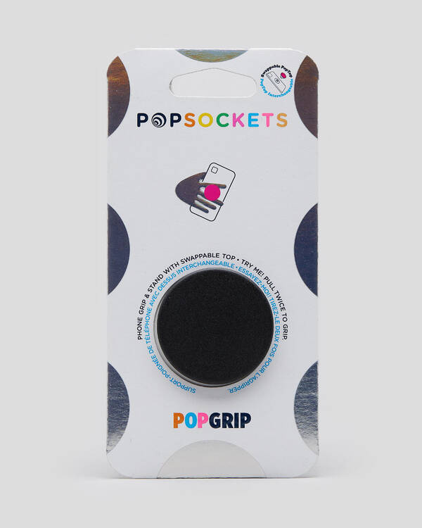 PopSockets Black PopSocket for Mens