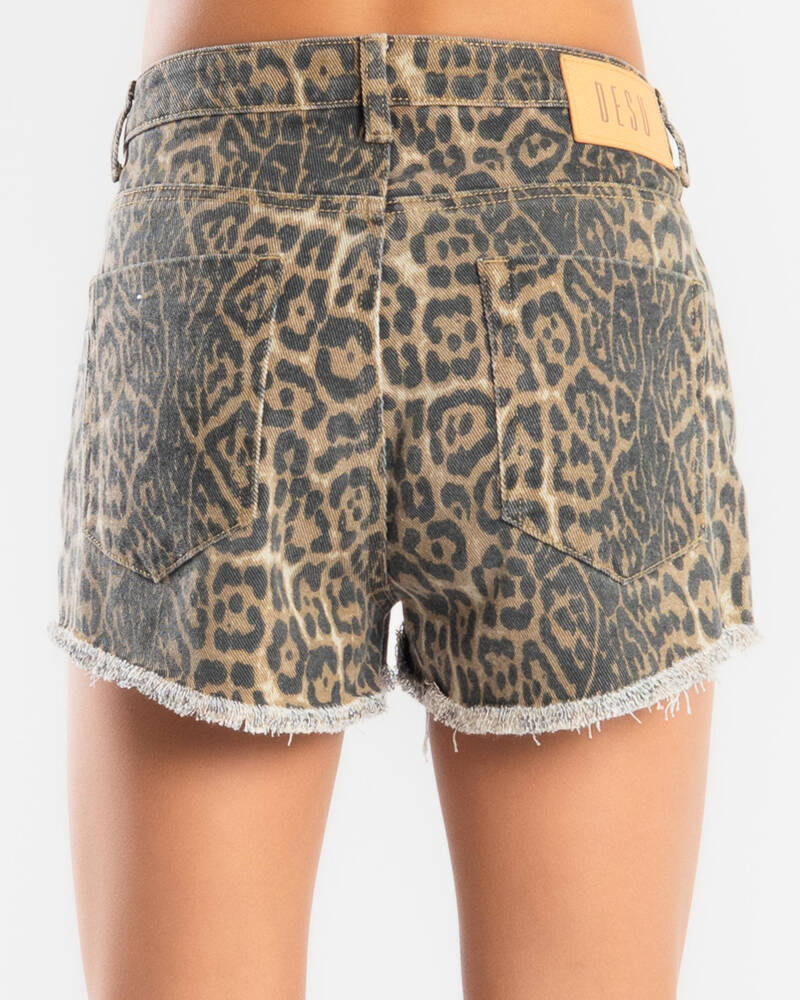 DESU Girls' Texas Leo Denim Shorts for Womens