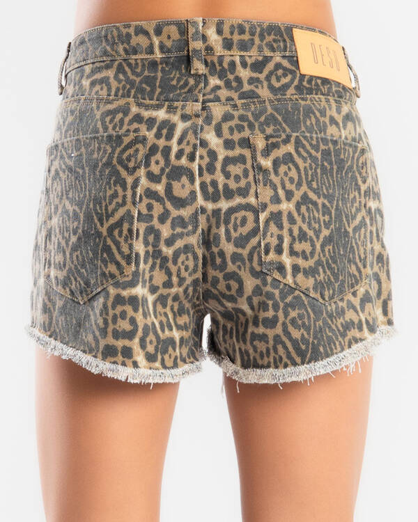 DESU Girls' Texas Leo Denim Shorts for Womens