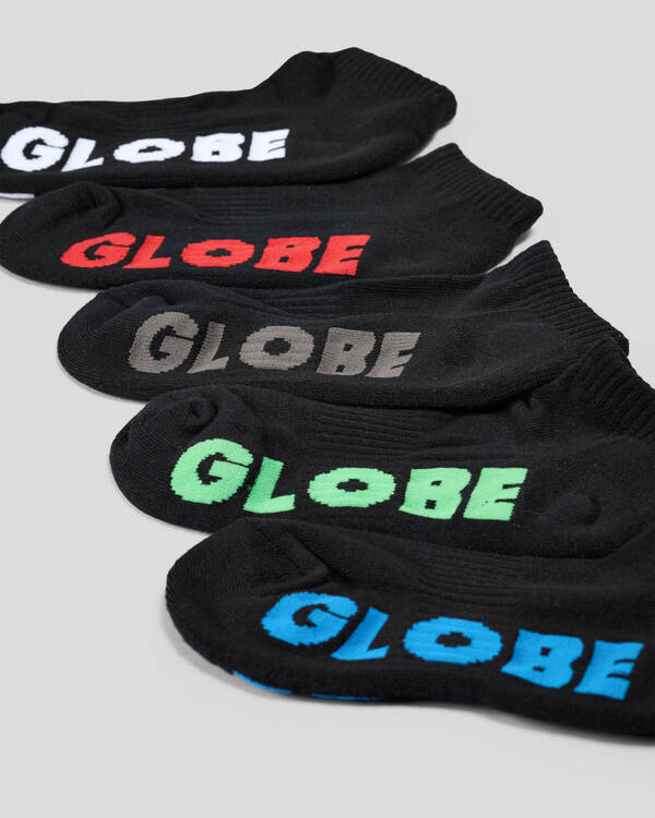 Globe Boys' Stealth Ankle 5 Pack Socks for Mens